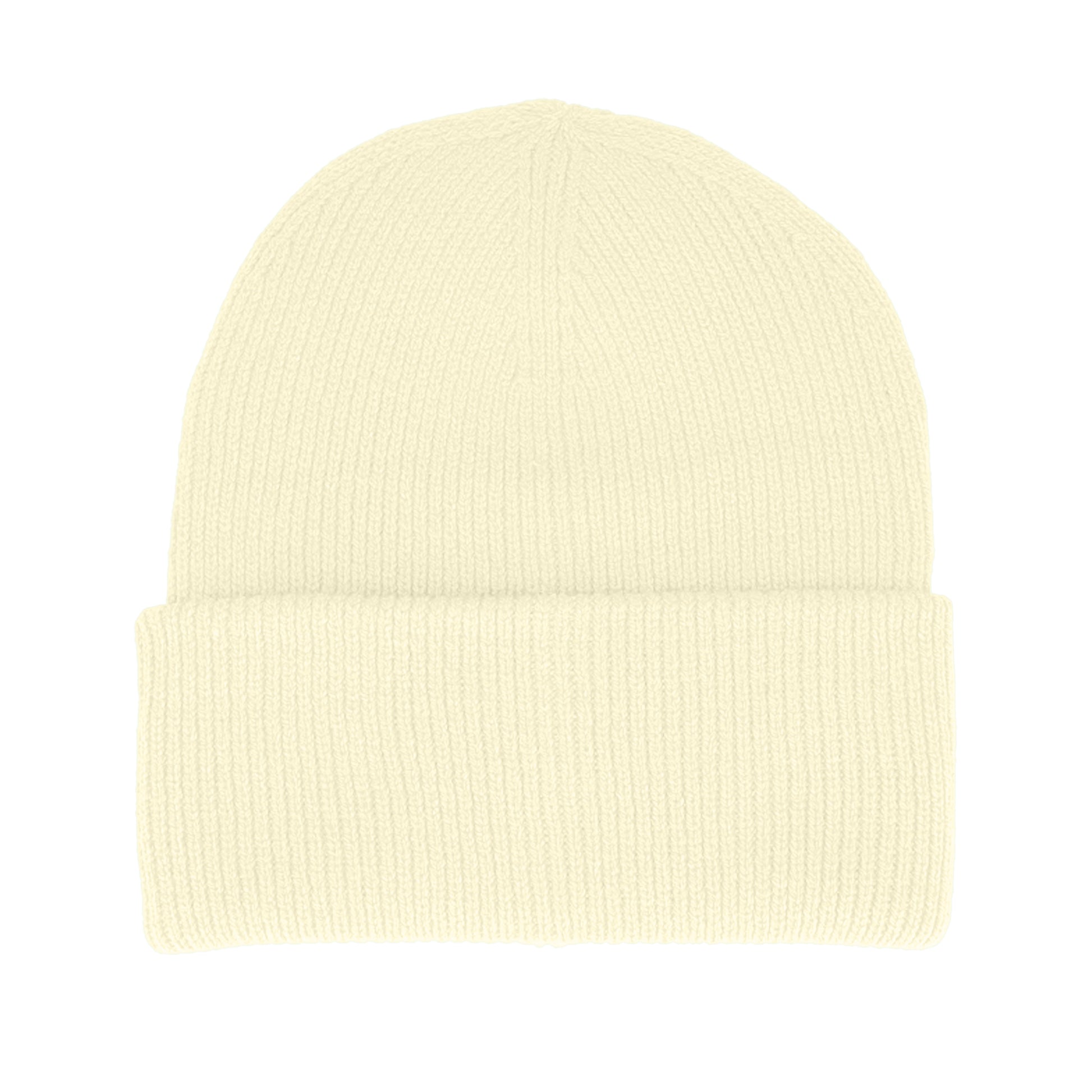 Vanilla - Back - Beechfield Unisex Adult Classic Deep Cuffed Beanie