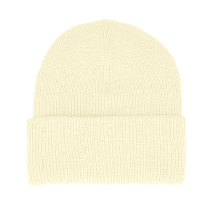 Vanilla - Back - Beechfield Unisex Adult Classic Deep Cuffed Beanie