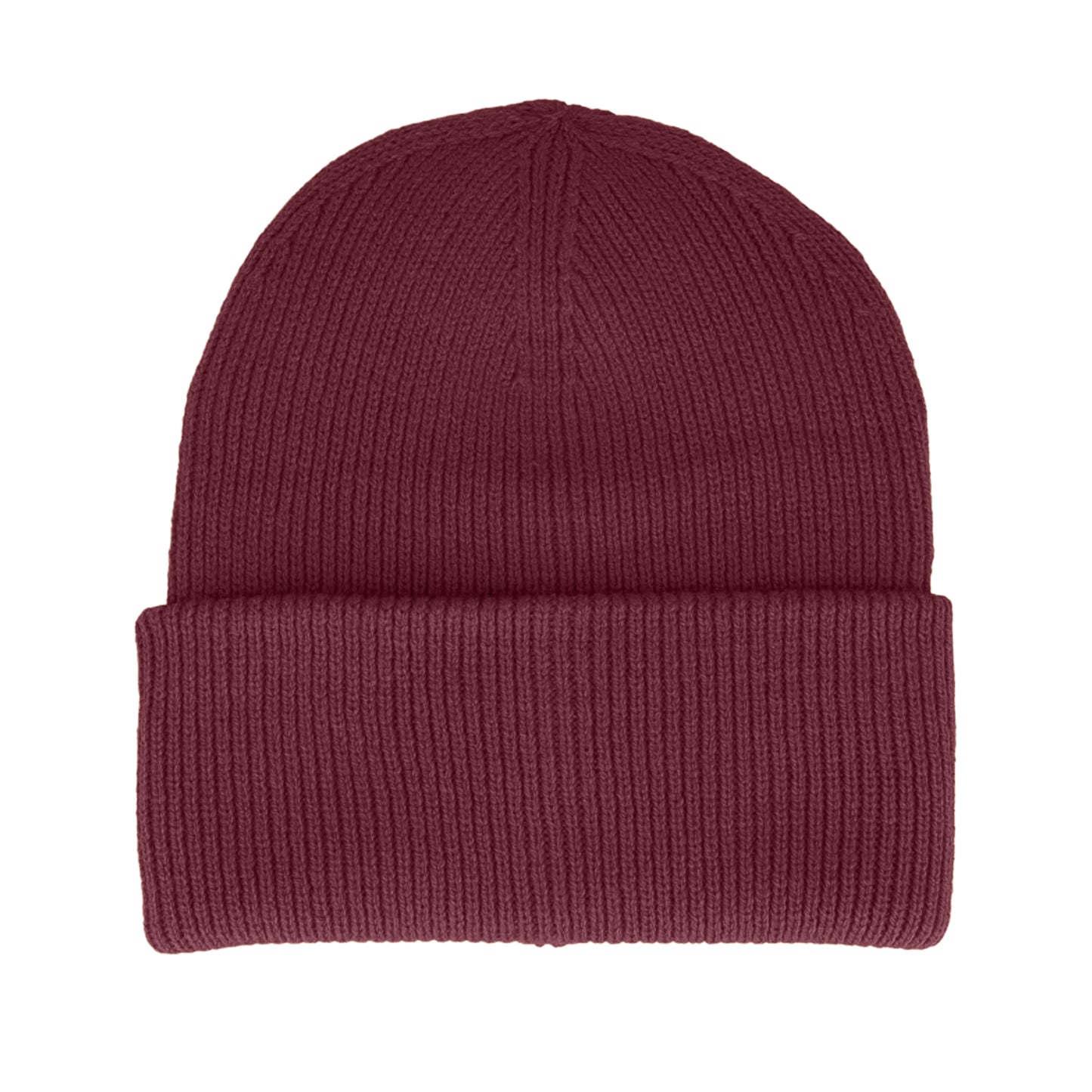 Burgundy - Back - Beechfield Unisex Adult Classic Deep Cuffed Beanie