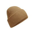 Biscuit - Front - Beechfield Unisex Adult Classic Deep Cuffed Beanie