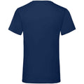 Navy - Back - Fruit of the Loom Mens Value V Neck T-Shirt