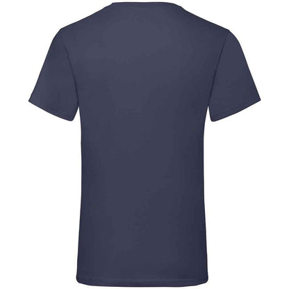 Deep Navy - Back - Fruit Of The Loom Mens Value V Neck T-Shirt