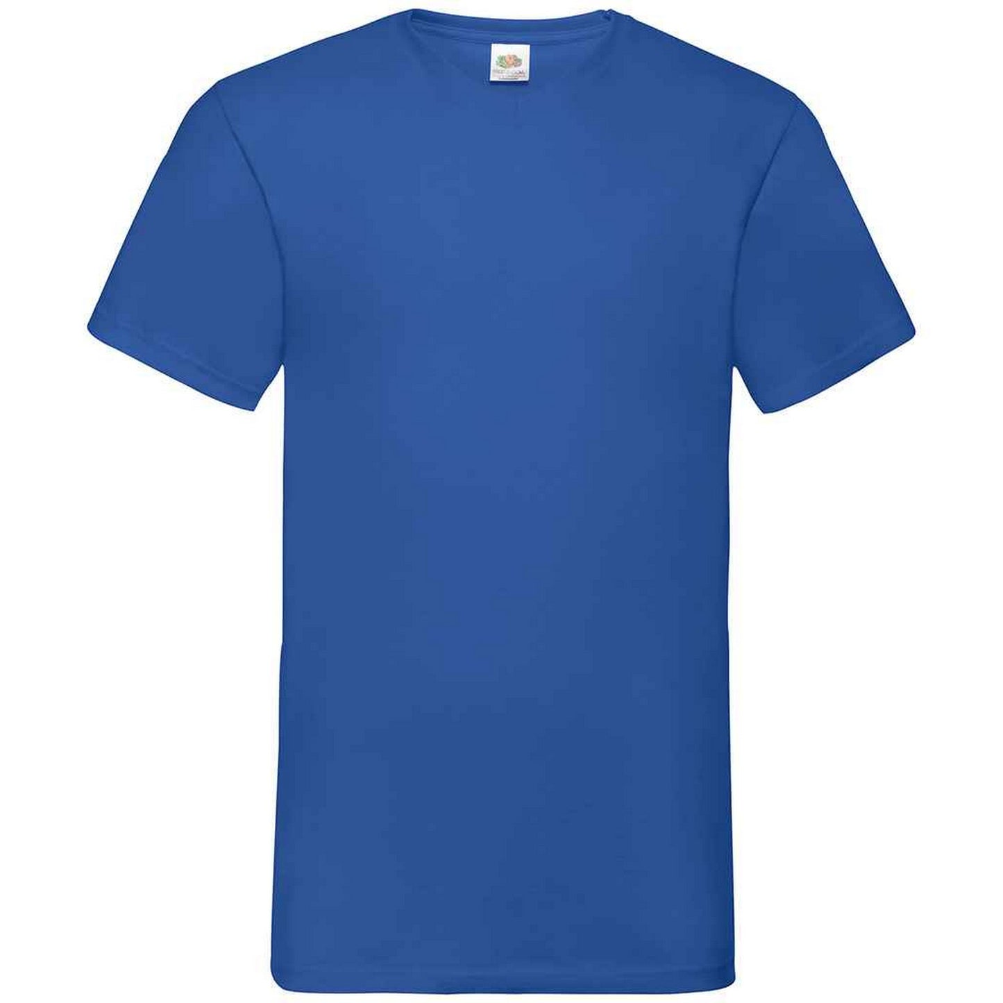 Royal Blue - Front - Fruit Of The Loom Mens Value V Neck T-Shirt
