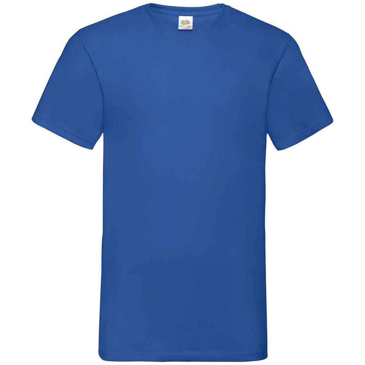 Royal Blue - Front - Fruit Of The Loom Mens Value V Neck T-Shirt