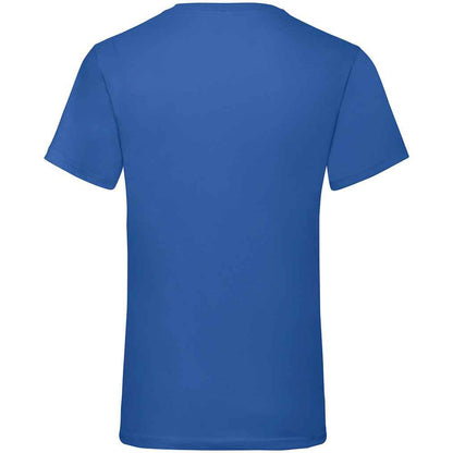 Royal Blue - Back - Fruit Of The Loom Mens Value V Neck T-Shirt