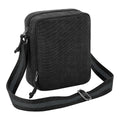 Vintage Black - Front - Quadra Vintage Canvas Mini Crossbody Bag