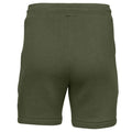 Military Green - Back - Bella + Canvas Unisex Adult Sponge Fleece Sweat Shorts