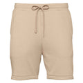 Tan - Front - Bella + Canvas Unisex Adult Sponge Fleece Sweat Shorts