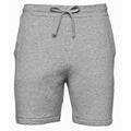 Athletic Heather Grey - Front - Bella + Canvas Unisex Adult Sponge Fleece Sweat Shorts
