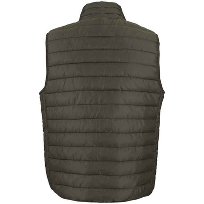 Army - Back - SOLS Mens Stream Body Warmer