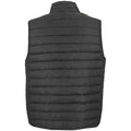 Charcoal - Back - SOLS Mens Stream Body Warmer