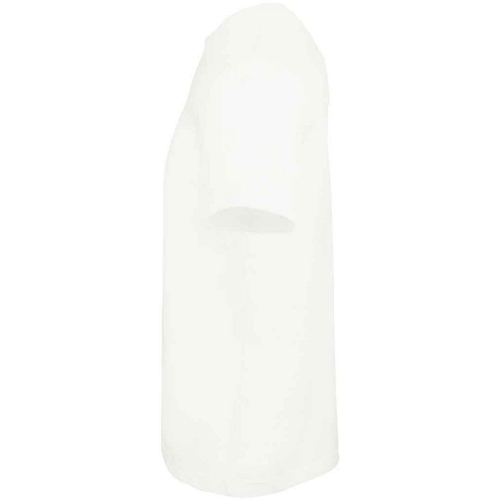 White - Side - SOLS Unisex Adult Tuner Plain T-Shirt