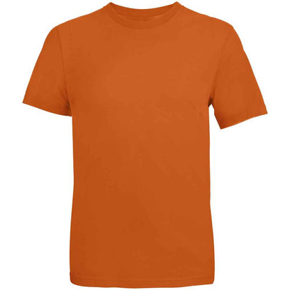 Dark Orange - Front - SOLS Unisex Adult Tuner Plain T-Shirt