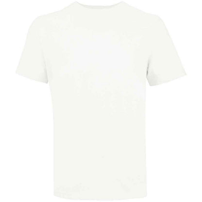 White - Front - SOLS Unisex Adult Tuner Plain T-Shirt