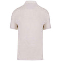 Cream Heather - Back - Native Spirit Unisex Adult Recycled Polo Shirt
