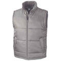 Grey - Front - Result Core Unisex Adult Padded Body Warmer
