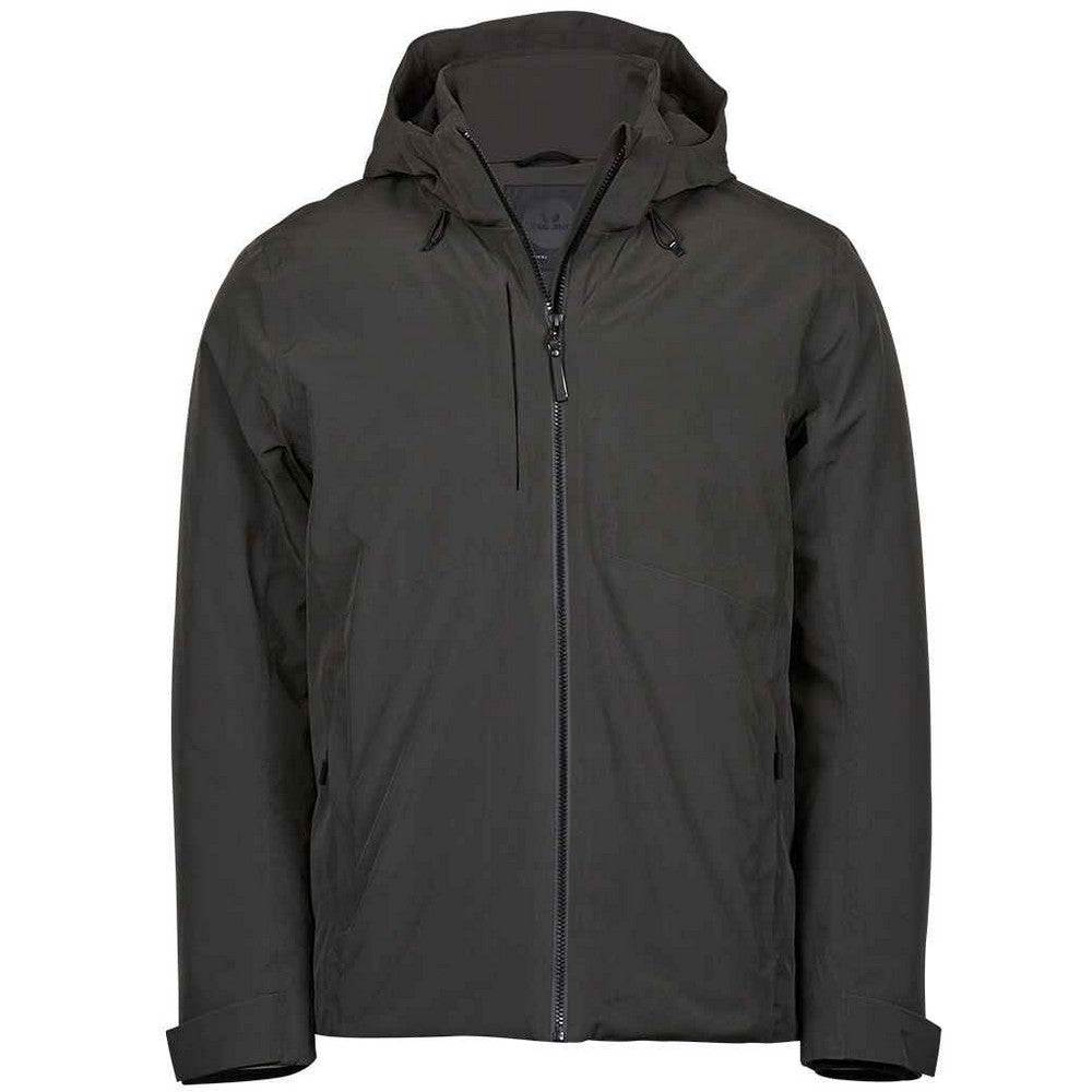 Asphalt - Front - Tee Jays Mens Waterproof Jacket