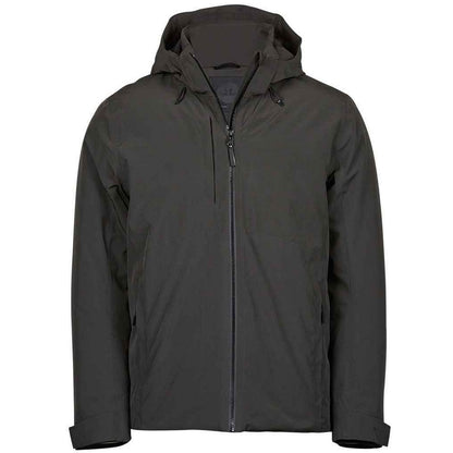 Asphalt - Front - Tee Jays Mens Waterproof Jacket