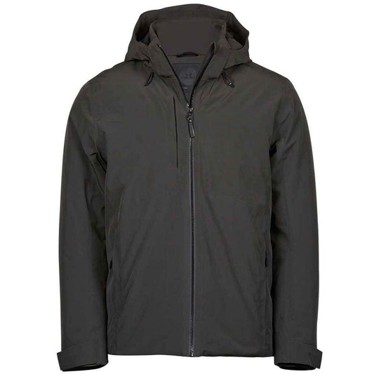 Asphalt - Front - Tee Jays Mens Waterproof Jacket