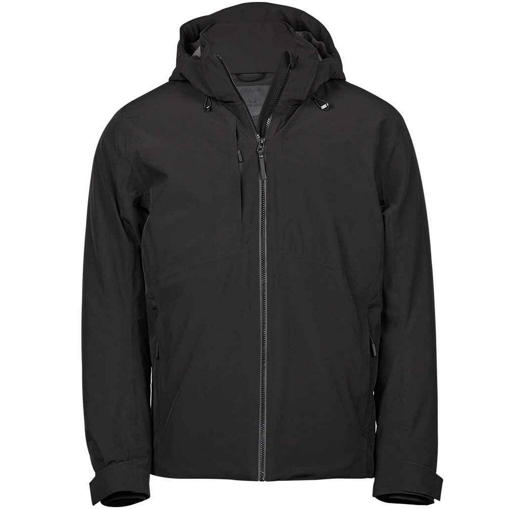 Black - Front - Tee Jays Mens Waterproof Jacket