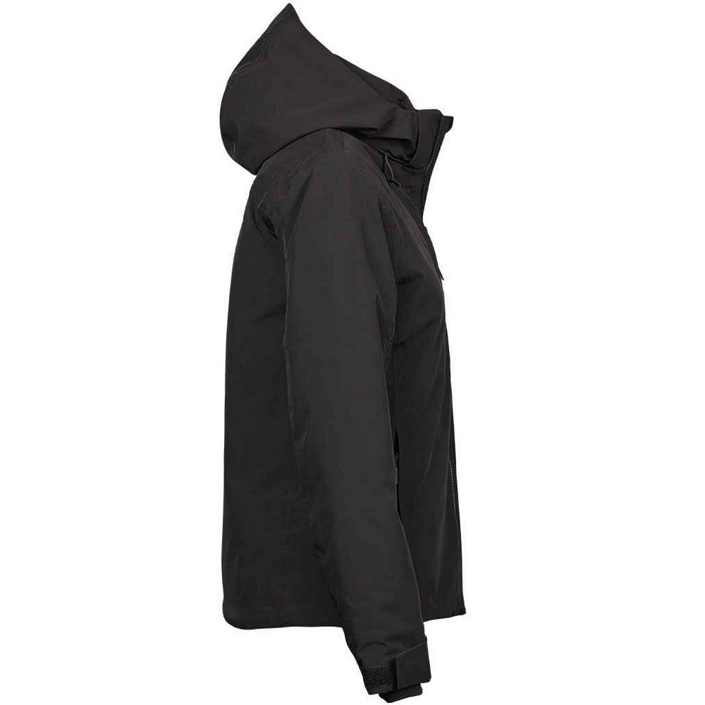 Black - Lifestyle - Tee Jays Womens-Ladies Waterproof Jacket