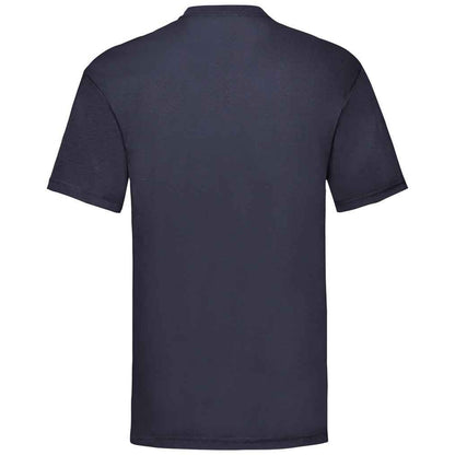 Deep Navy - Back - Fruit Of The Loom Mens Valueweight T-Shirt