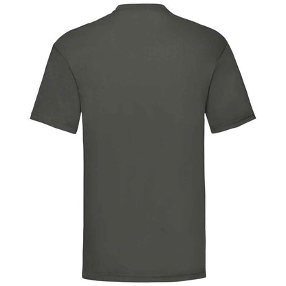 Light Graphite - Back - Fruit Of The Loom Mens Valueweight T-Shirt