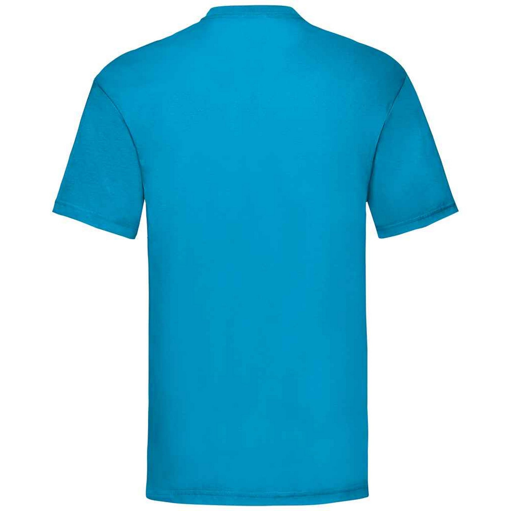 Azure - Back - Fruit Of The Loom Mens Valueweight T-Shirt