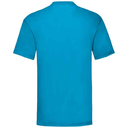 Azure - Back - Fruit Of The Loom Mens Valueweight T-Shirt