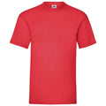 Red - Front - Fruit Of The Loom Mens Valueweight T-Shirt