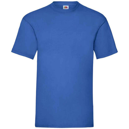 Royal Blue - Front - Fruit Of The Loom Mens Valueweight T-Shirt