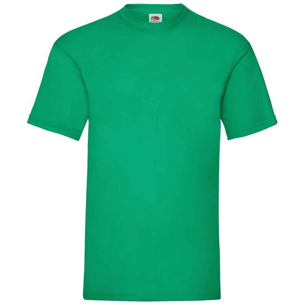 Kelly Green - Front - Fruit Of The Loom Mens Valueweight T-Shirt