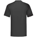 Black - Back - Fruit Of The Loom Mens Valueweight T-Shirt