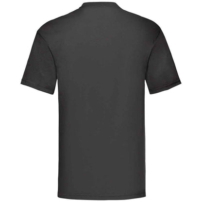 Black - Back - Fruit Of The Loom Mens Valueweight T-Shirt