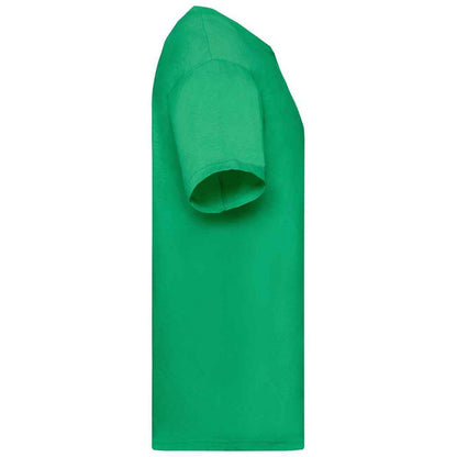 Kelly Green - Side - Fruit Of The Loom Mens Valueweight T-Shirt