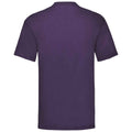 Purple - Back - Fruit Of The Loom Mens Valueweight T-Shirt