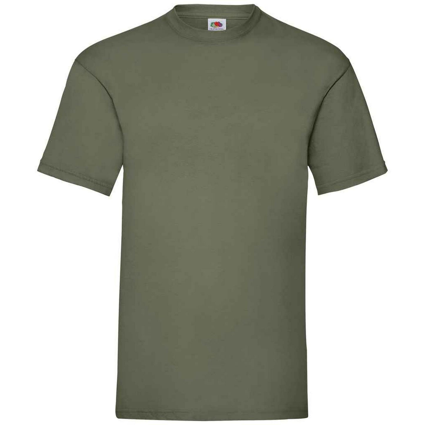 Classic Olive - Front - Fruit Of The Loom Mens Valueweight T-Shirt
