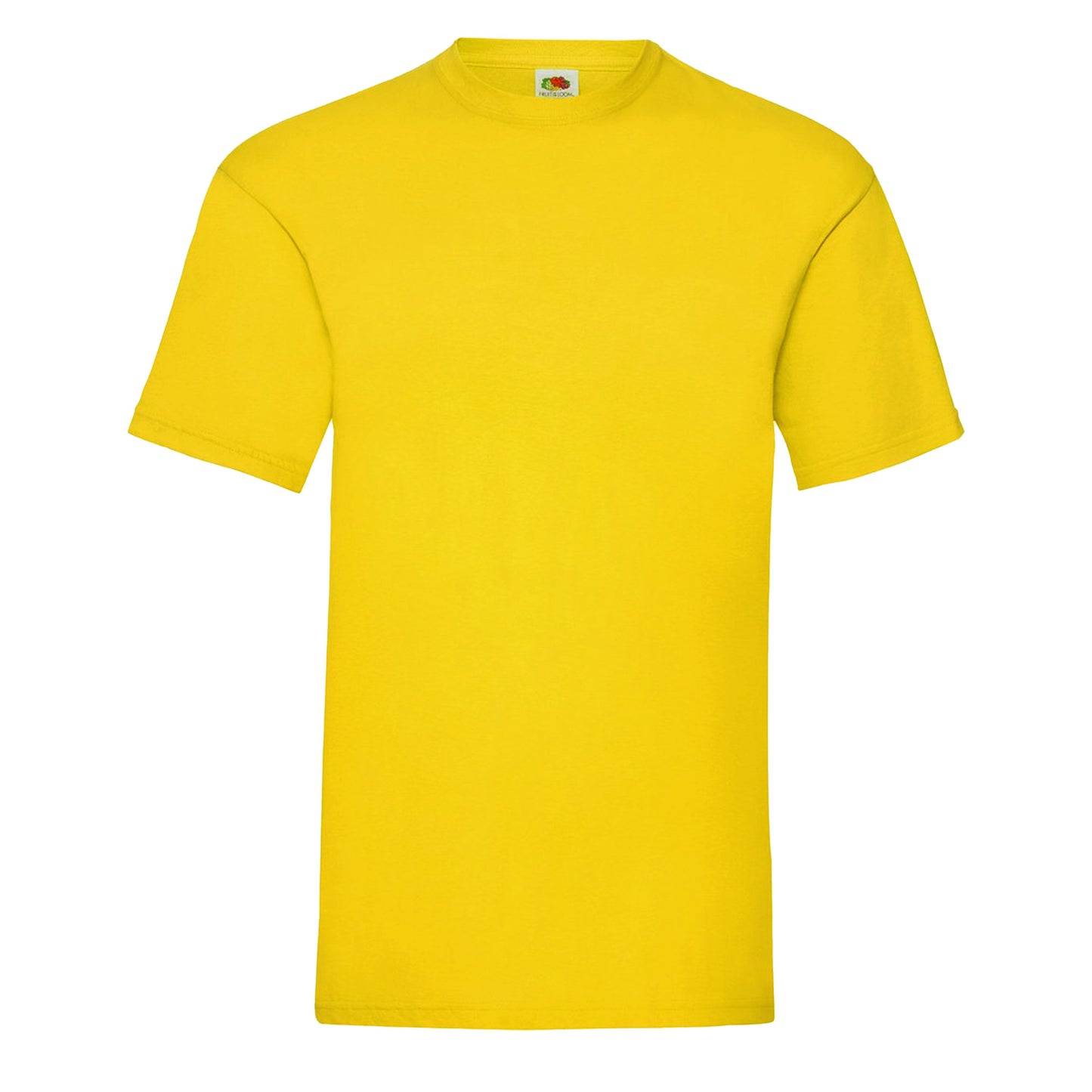 Yellow - Front - Fruit Of The Loom Mens Valueweight T-Shirt