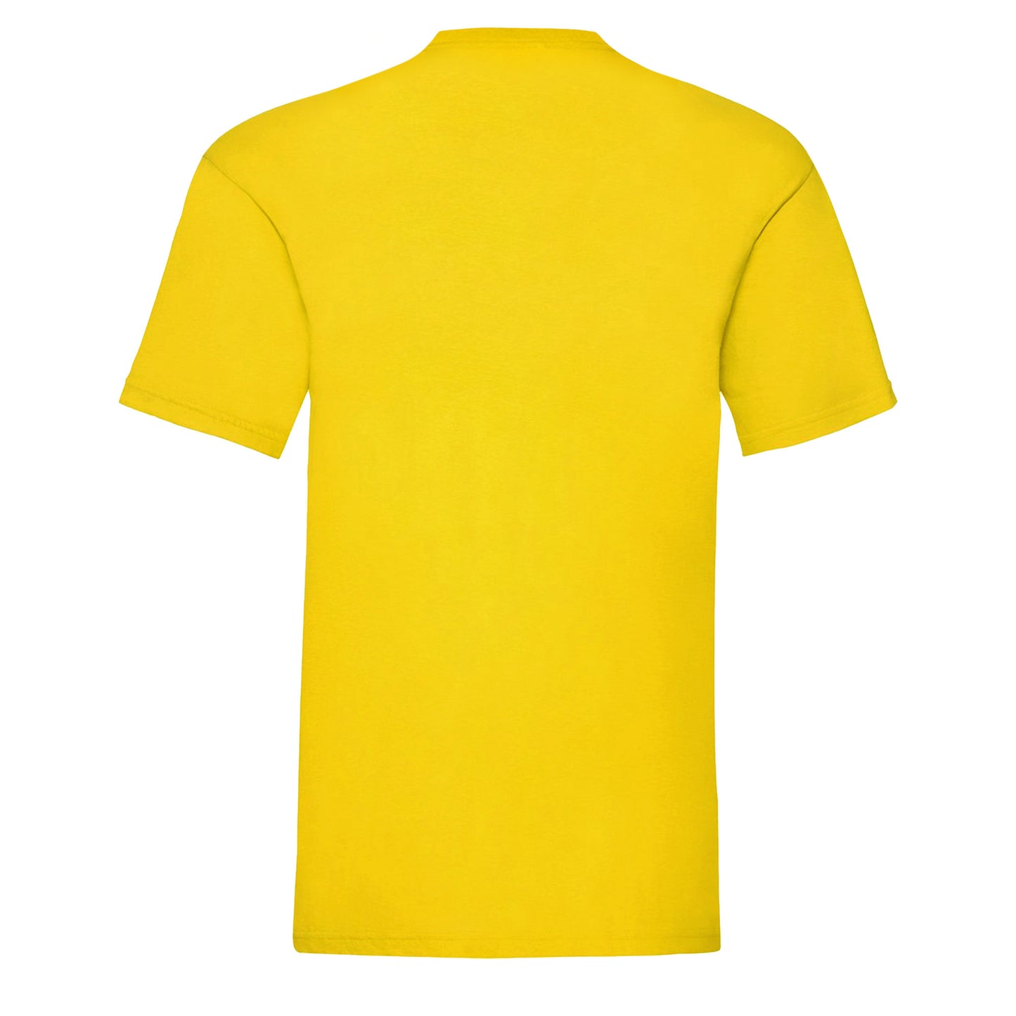 Yellow - Back - Fruit Of The Loom Mens Valueweight T-Shirt