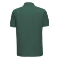 Bottle Green - Back - Russell Mens Ultimate Cotton Pique Polo Shirt