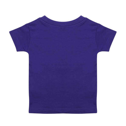 Purple - Back - Larkwood Baby Plain T-Shirt