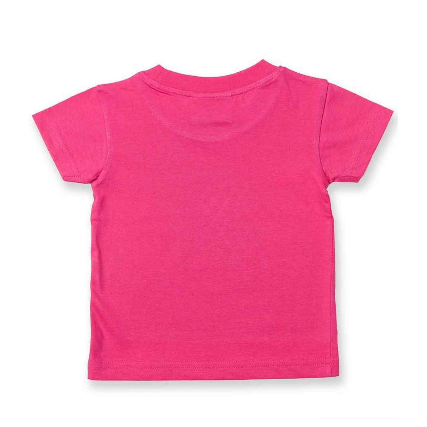 Fuchsia - Back - Larkwood Baby Plain T-Shirt