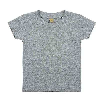 Heather Grey - Front - Larkwood Baby Plain T-Shirt