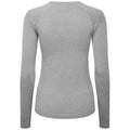 Heather Grey - Back - Onna Womens-Ladies Unstoppable Fresh Underscrub Heather Base Layer Top