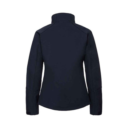 French Navy - Back - Russell Womens-Ladies Bionic Soft Shell Jacket