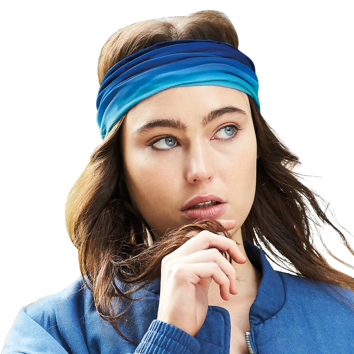 Caribbean Blue - Back - Beechfield Unisex Adult Morf Ombre Snood