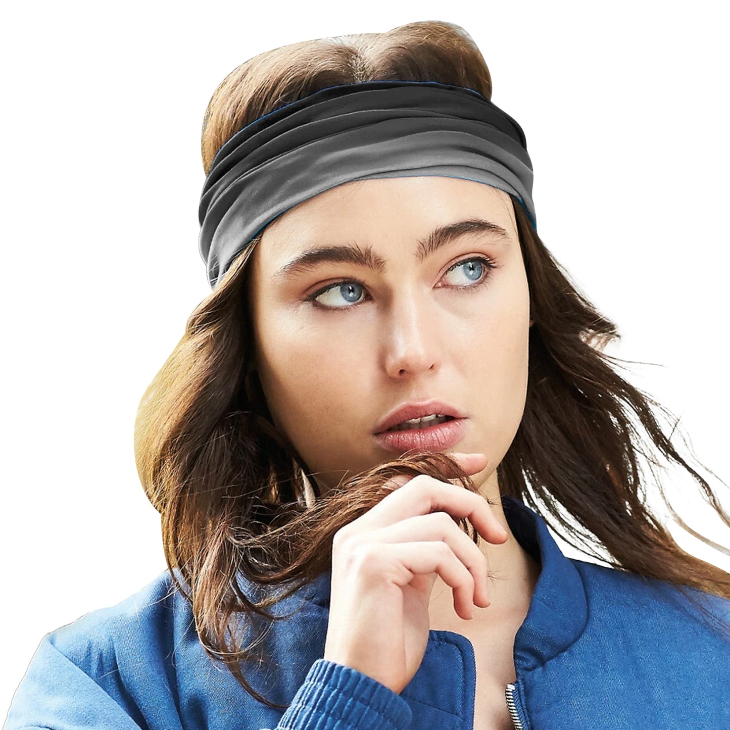 Storm Grey - Back - Beechfield Unisex Adult Morf Ombre Snood