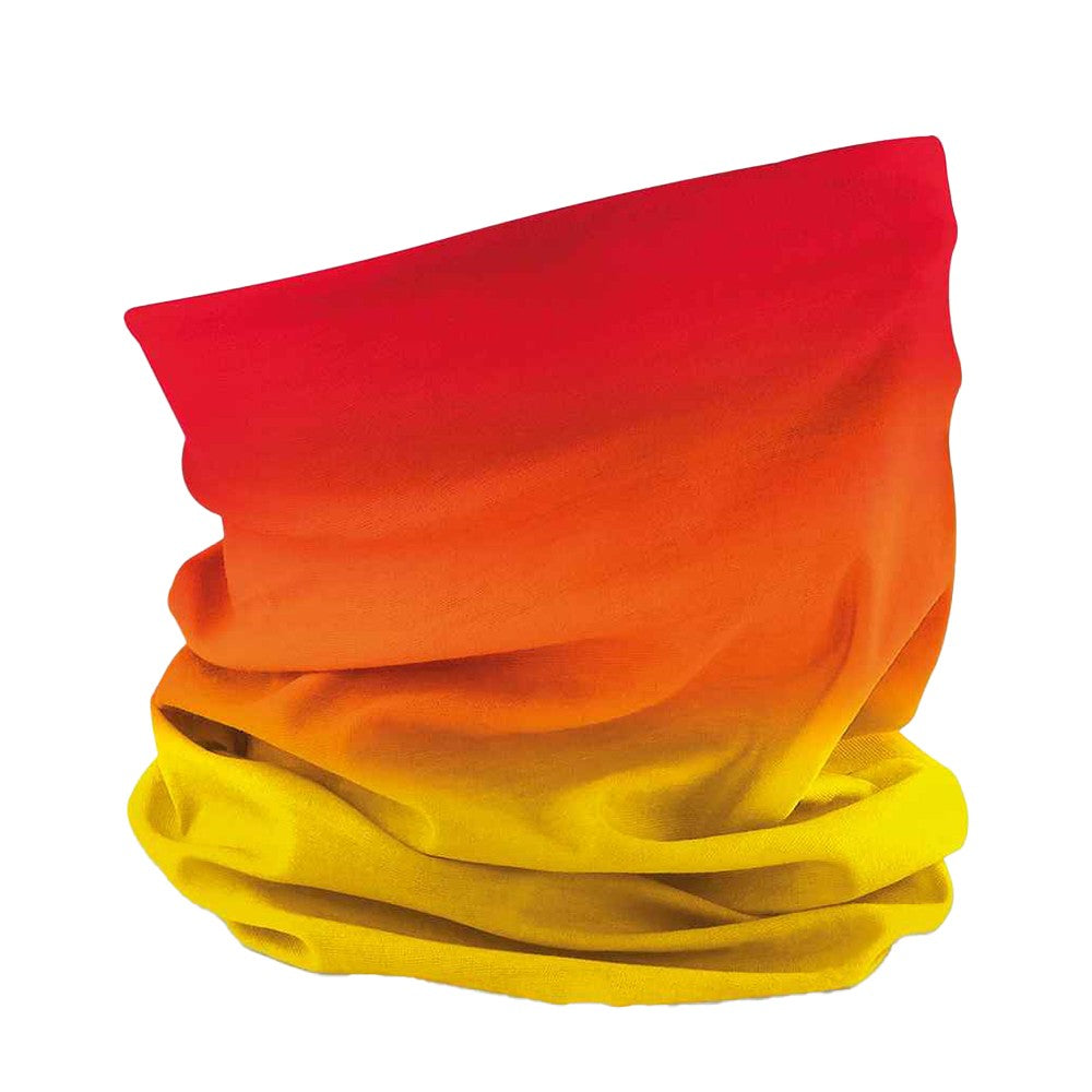 Sunset Red - Front - Beechfield Unisex Adult Morf Ombre Snood
