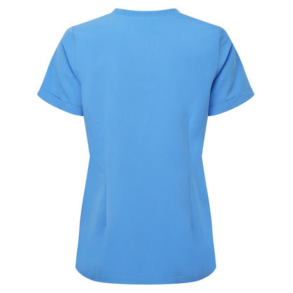 Ceil Blue - Back - Onna Womens-Ladies Roll Up Work Tunic