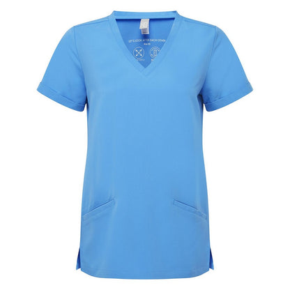 Ceil Blue - Front - Onna Womens-Ladies Roll Up Work Tunic